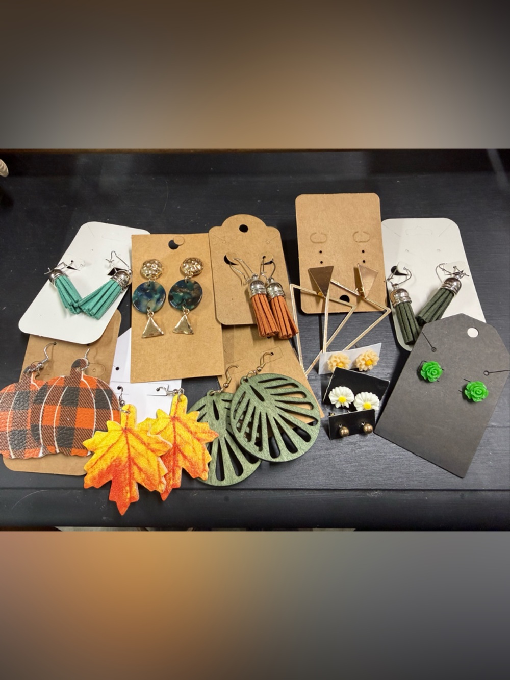 Lots of 12 pair of pierced multiple brand earrings lot5